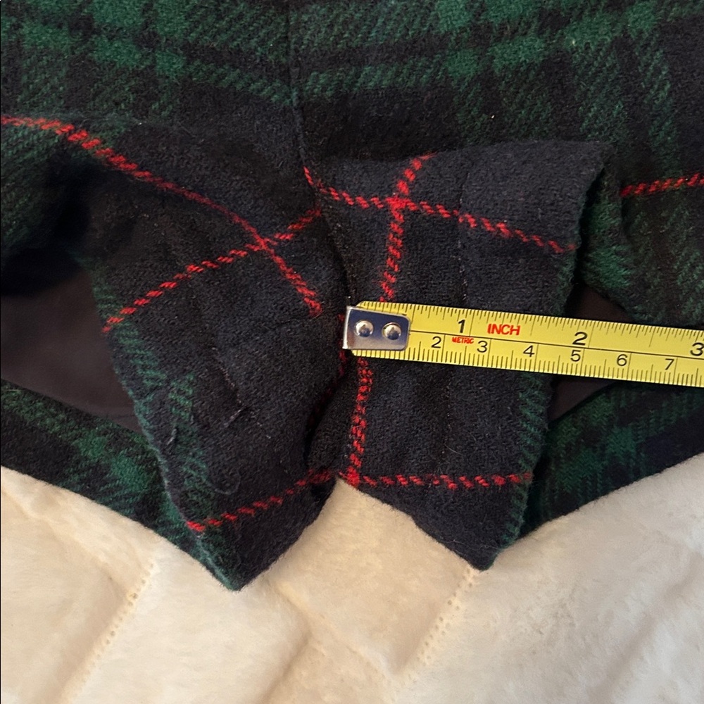 Abercrombie & Fitch Green and Navy Plaid Shorts size 25 - Picture 6 of 8